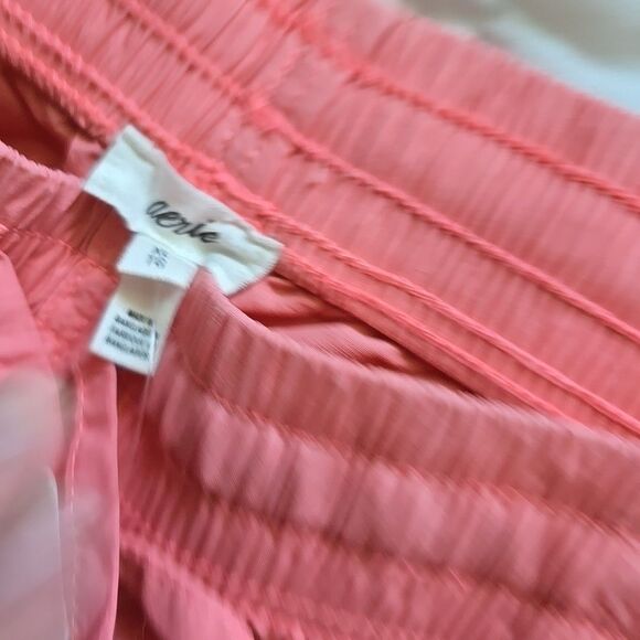 NWT Aerie Womens Wide Leg Cargo Pants Skater Peach , Size XL - Picture 4 of 9